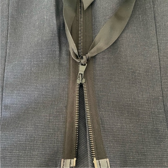 Red Valentino blue black back zip skirt - Picture 4 of 11